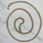 Gold Tone Chain Link Crossbody Purse Handbag Replacement Strap 50" ✨ Photo 0
