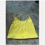 Forever 21 Sz XXS So So Cute Yellow Rib Knit Crop Cropped Top Photo 1