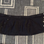 Free People  Skirt Denim Black We The Free Photo 1