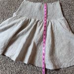 J.Crew Cream Linen  Skirt Photo 2