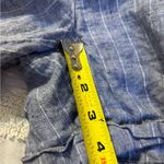 Blue Earth Linen Pin Striped Shorts Women’s Size 10 Photo 4