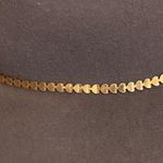 Source Unknown Mocha Brown Fedora Wool Hat with gold trim Photo 3