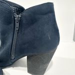 Carlos Santana  Navy Blue Hacey Heeled Booties Boots Photo 7