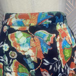 Raga Nocturnal Affair Floral Butterfly Bird Printed Mini Skirt Size US Large Photo 3