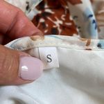 Cream Floral Spaghetti Strap Belted Mini Dress Photo 7