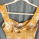 Du Paradis: Marigold cropped, side zip, thick strap top Photo 9
