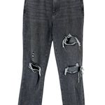 PacSun Mom Jeans Womens 27 Gray Distressed Rigid High Rise Grunge Y2K Streetwear Photo 0