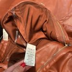House Of CB beautiful leather pants, size Xs, wide leg, beautiful brown color Photo 5