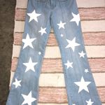 Hand Painted Star Jeans Size 6 Photo 0