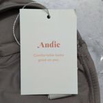 ANDIE The Nantucket One Piece One Shoulder Swim Bathing Suit Stone Size L New Photo 7