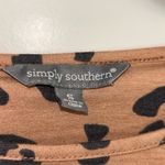 Simply Southern Animal Print Ruffle A-Line Tunic Dress Photo 3