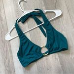 Milly Cabana Bikini Top halter ring womens Teal (small) swim beach summer bright Photo 0