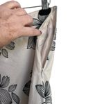 Sherry Taylor Skirt Women L‎ Tan Black Floral Cottage Workwear Earthy Boho Chic Size L Photo 7