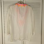 Lilly Pulitzer Womens Resort White Amelia Island Tunic Top Small Photo 1