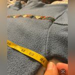 Vintage Arctic Adventure Textured Quarter Zip Sweatshirt Blue Size XL Photo 3