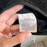 Nike ✨ Women’s Black Sherpa Fleece Mock Neck Sweatshirt Medium Photo 8