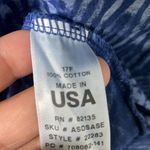 Fresh Produce  blue white cotton batik print dress Photo 6