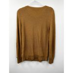 Tommy Hilfiger Women's Sweater Medium Cable Knit Pullover Stretch Buckles Brown Photo 5