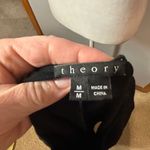 Theory  Mimi Q Classical Dress Womens Black Quilted Long Sleeve Shift Crew size M Photo 5