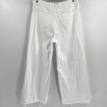 Abercrombie & Fitch The Crop Wide Leg High Rise Jeans White Women's Size 30/10 Photo 5
