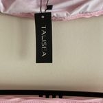 Amazon Talisea Pink Textured wavy ribbed bandeau Bikini Set convertible Medium new Photo 5