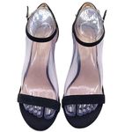 Essex Lane Moira Women's Black Ankle Strap Block Heel Sandals Size 7.5M Photo 3