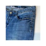 Nanette Lepore  Denim‎ Crop Cuffed Skinny Jeans Size 10 Distressed Medium Wash Photo 5
