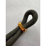 Golden Hook Bracelet Olive Green Suede Cord Nautical Boho Vibe Gold Photo 3