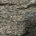 Athleta Exhale Stash Pocket Heel Tights Leggings High Rise Gray Black Photo 3