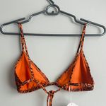 Kulani Kinis ★ NWT Kulanis Kinis Bikini Top - Orange/Black ★ Photo 10