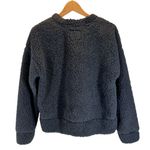 Thread & Supply | NWT | Small | Black Crewneck Teddy Bear Sherpa Fleece Pullover Photo 3