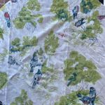 Free People Beautiful bohemian green and blue bird scarf / bandana Photo 2