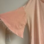 Umgee USA Frayed Hem Sleeve Round Neck A-line Dress with side pockets size M Photo 3