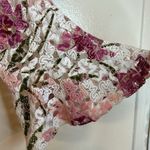 rabbit rabbit rabbit Designs Pink, White & Fuchsia Crochet Overlay Dress. Size L Pink Size L Photo 4