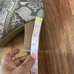 Carlos Santana  Grey snakeskin Tibbie ankle boots Photo 6