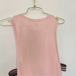 C&C California  Essentials Pink Mesh Tank Top Size Large Photo 2