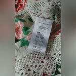 Motel Ivory Floral With Lace Trim Long Bell Sleeve Modcloth Shorts Romper by XL Photo 10