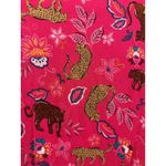 Torrid Pink Leopard Floral Print Midi Wrap Dress Pockets Short Sleeve Size 3 Photo 6