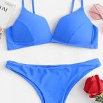 SheIn Blue Swimsuit  Photo 0