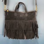 Madewell Transport Suede Fringe Crossbody Bag Photo 4
