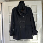 Miss Sixty  Overcoat Jacket Black Wool Womens S Photo 5