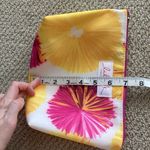 Clinique Lulu DK for  Floral Cosmetic Bag Like New Pink and Yellow Photo 8