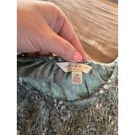 Lucky Brand Womens Green Short Sleeve Floral Knit Baby Doll Top Size Small Photo 8