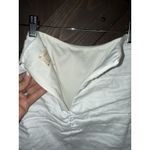 Nicole Miller  Artelier Women's Sz 6 White Cotton Tie‎ Front Skirt Photo 4