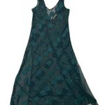 Victoria's Secret  Vintage Gold Label Sheer Maxi Nightgown - Green - Medium Photo 0