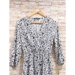 ZARA Women's Printed Cheetah Animal Print Overlap V-Neck Mini Dress Size S Photo 5