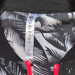 Fabletics  Palm Tree Diana Bomber Athletic Jacket Black White Light Weight Small Photo 1