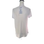 Disney  Mickey Mouse Rhinestone Short Sleeve top Medium White Photo 2