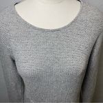 Katherine Barclay Gray Textured Knit Long Sleeve Dress Size 10 Photo 3