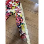 Chico's  Women Jacket Suze 1 Orange Floral Snap Front Colorful Classic‎ Business Photo 6